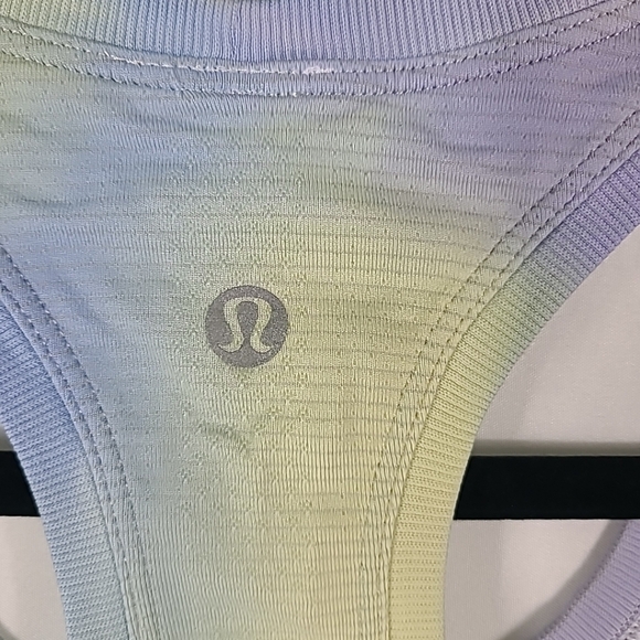 NWT Lululemon Swiftly Tech Racerback Tank 2.0 Psychedelic Wash Lavender Sz 2 ! - Picture 9 of 9